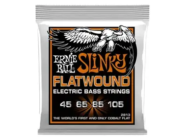 Ernie Ball Hybrid Slinky Cobalt Flatwound Bass Strings (45-105)