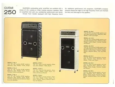 Kustom K250 Amp