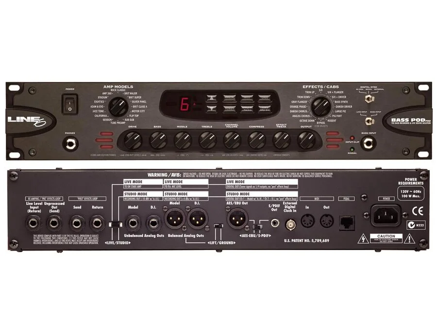 Line 6 Bass POD Pro - What To Know & Where To Buy | Equipboard Line 6 Bass POD Pro - What To Know & Where To Buy | Equipboard