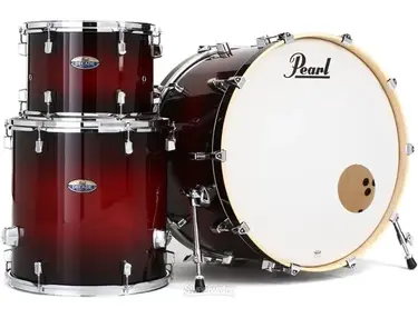 Pearl Decade Maple 3 Piece - Red Burst