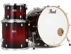Pearl Decade Maple 3 Piece - Red Burst