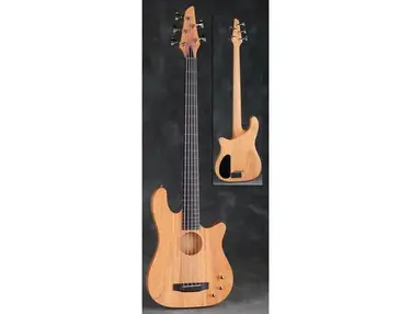 Carvin AC50 5 String Semi-Hollow Acoustic Electric Bass Guitar
