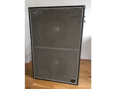 Fender Dual Showman 2x15 Silverface drip edge Cabinet