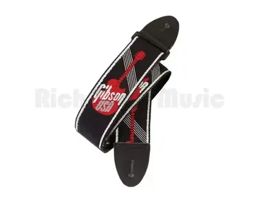 Gibson woven strap red