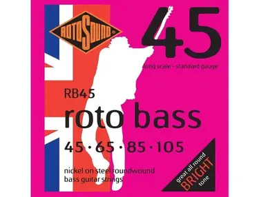 Rotosound RB45 Roto Bass Nickel-Steel Bass Strings (45-105)