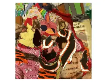 Brian Chippendale's wrestling mask