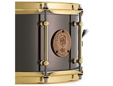 SJC Drums LTD ED Black Nickel over Steel 14x7 Snare Drum