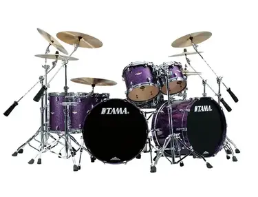 Tama Starclassic Maple Lars Ulrich World Wired Purple Sparkle Drum Kit