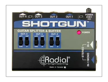 Radial Engineering SHOTGUN Guitar Splitter & Buffer