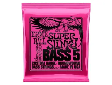 Ernie Ball Super Slinky 5-String Bass Strings (40-125)