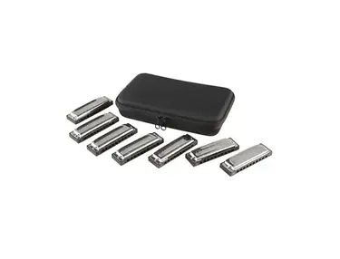 Hohner Blues Band 7-Piece Harmonica Set