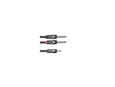 Roland 1/8" to dual 1/4" cables (10 foot)