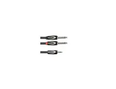 Roland 1/8" to dual 1/4" cables (10 foot)