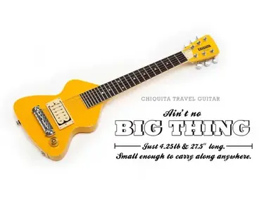 Erliwine Chiquita Travel Guitar