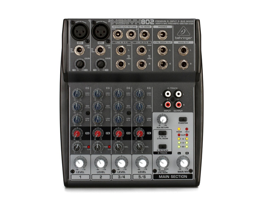 Behringer Xenyx 802 Mixer - ranked #19 in Mixers | Equipboard