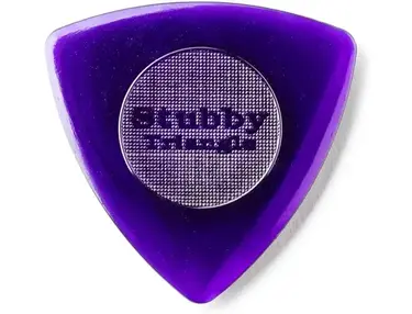 Dunlop Stubby Triangle 3.0mm Dark Purple Guitar Picks