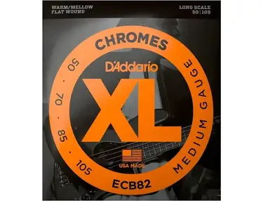 D’Addario ECB82 Chromes Flatwound Medium strings