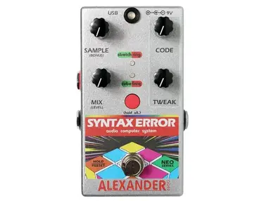 Alexander Pedals Syntax Error