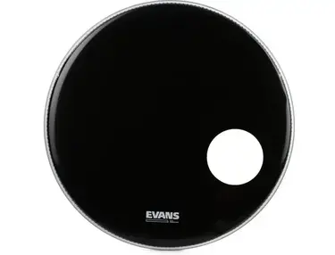 Evans EQ3 Black Resonant Kick Drumhead