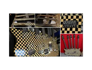 Hamer Rick Nielson Custom 5-Neck Guitar - Checkerboard