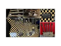 Hamer Rick Nielson Custom 5-Neck Guitar - Checkerboard main image
