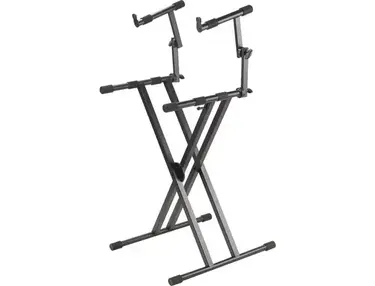 On-Stage Stands Heavy-Duty 2-Tier Keyboard X Stand