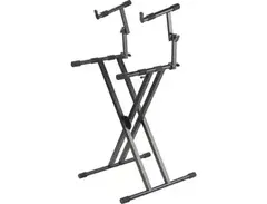 On-Stage Stands Heavy-Duty 2-Tier Keyboard X Stand