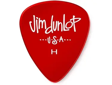 Dunlop Gel Heavy Guitar Picks - Red