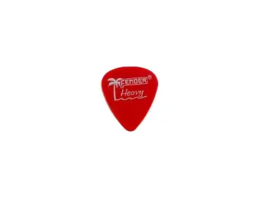 Fender Clear Red California Guitar Pick