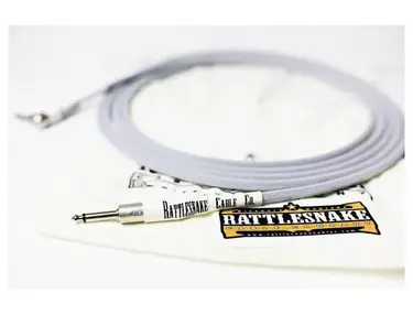 Rattlesnake Cable Co "Ghost" 15' Guitar Cable