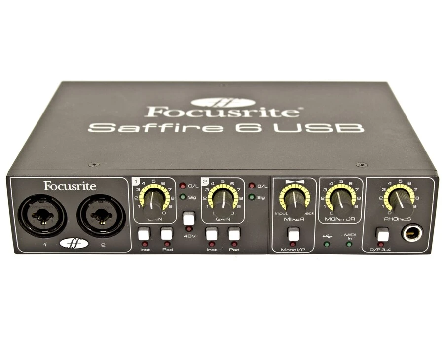 Focusrite Saffire 6 USB - What To Know & Where To Buy | Equipboard Focusrite Saffire 6 USB - What To Know & Where To Buy | Equipboard