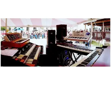 Mike Pyne Keyboard Rig