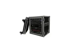 Road Ready 12U Deluxe Amplifier Case - 18" Shock Mount with Caster Board