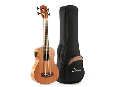 Donner Ubass Acoustic DUB-1 30 inch Electric Bass Ukulele Mahogany Body