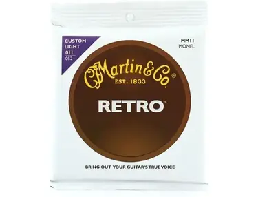 Martin MM11 Retro Series Custom Light 11-52 Acoustic Guitar Strings