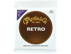 Martin MM11 Retro Series Custom Light 11-52 Acoustic Guitar Strings