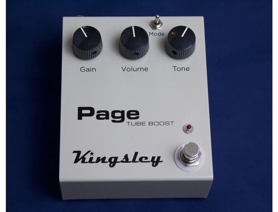 Kingsley Page Tube Boost Pedal | Equipboard Kingsley Page Tube Boost Pedal | Equipboard