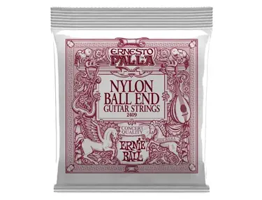 ERNIE BALL ERNESTO PALLA BLACK NYLON GOLD BALL END CLASSICAL GUITAR STRINGS