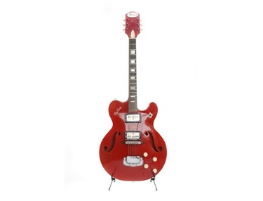 Harmony Jupiter Thinline Semi-Hollowbody Electric Guitar Cherry