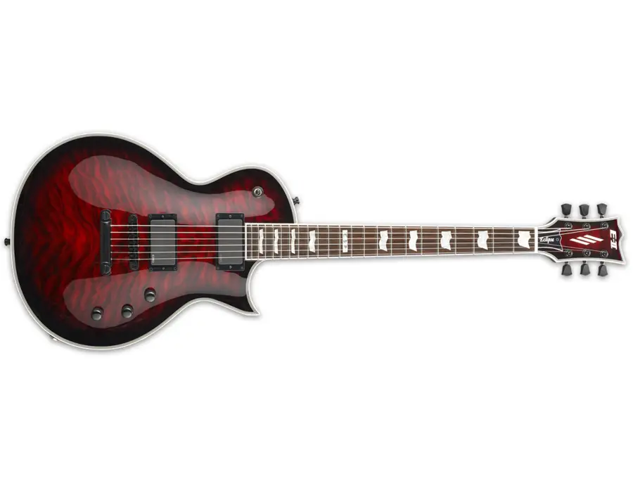 ESP E-II Eclipse See-Thru Black Cherry Sunburst Electric Guitar