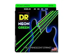 DR Strings NGB-45 Coated Nickel Bass Guitar Strings, Medium