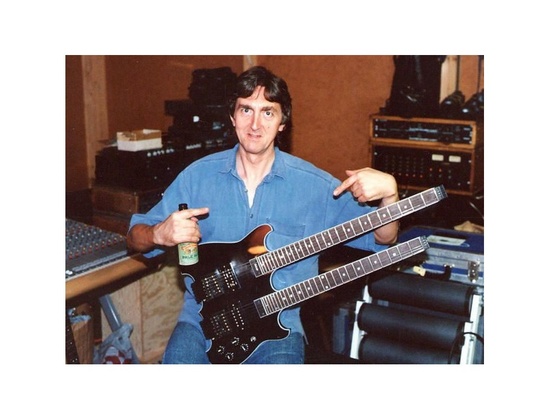 Allan Holdsworth's Bill Delap Custom Headless Double Neck Guitar ...