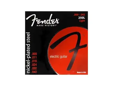 Fender 250L Strings 009 - 042 Nickel-Plated Steel