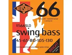 Rotosound RS665LD Stainless Steel 5-String Bass Strings (45-130)