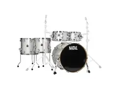 Natal Drums Natal Originals Maple 22 Silver Sparkle Drum Set
