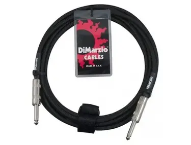 DiMarzio Cables | Overbraided Black 10ft.