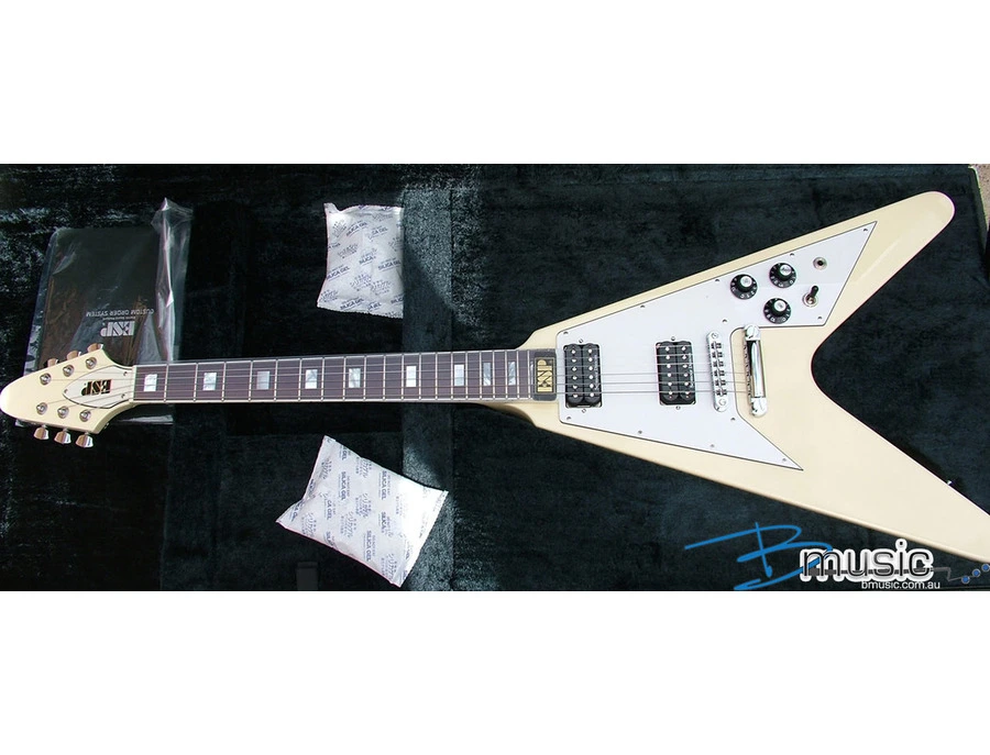 ESP Custom Shop Flying V - What To Know & Where To Buy | Equipboard ESP Custom Shop Flying V - What To Know & Where To Buy | Equipboard
