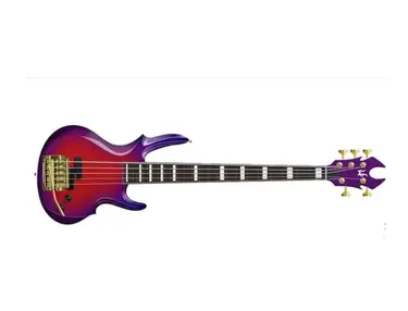 Purple halo bass guitar