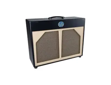 65 Amps 2x12 Guitar Speaker Cabinet Blue Line Black