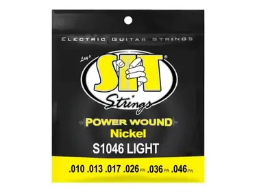 S.I.T. S1046 Light Power Wound Nickel Strings (10-46)